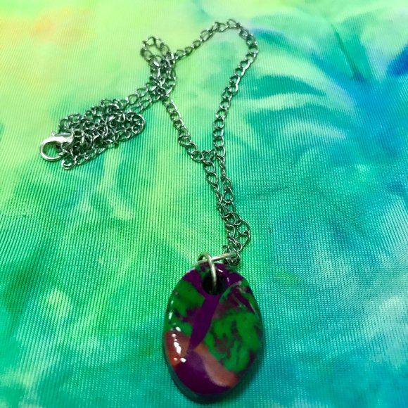 Reversible Unique Rare Vintage Boho One of a Kind Handmade Necklace - Picture 13 of 16